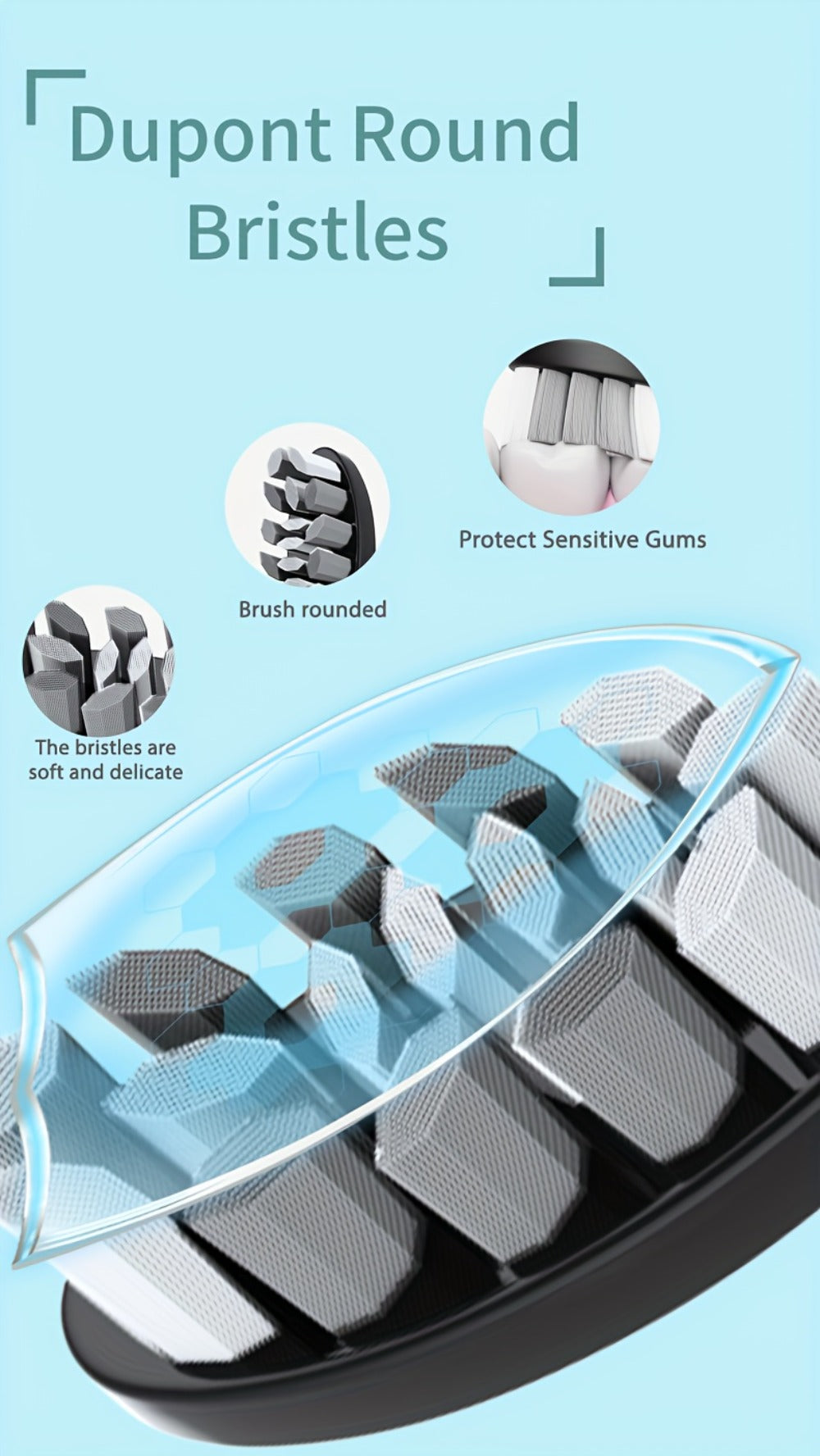 Sonic Electric Toothbrush That Is with an IPX8 Rating, Includes 8 Replacement Brush Heads, a Travel Case, And USB Charging. It Features a Metal Shaft Suitable for Both Adult Males And Females, Comes with a Toothbrush Holder