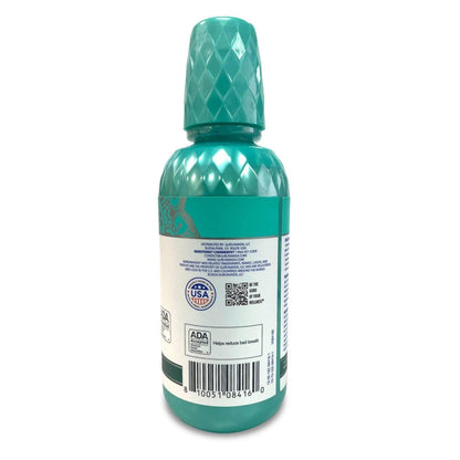 Mouthwash Alcohol Free Fluoride Free 2 Pack 16 oz GuruNanda Fresh Breath Oral Rinse with Essential Oils Sodium Chlorite Vitamins D3 E K2 ADA Accepted Wild Mint 24 Hour Fresh Breath for Adults