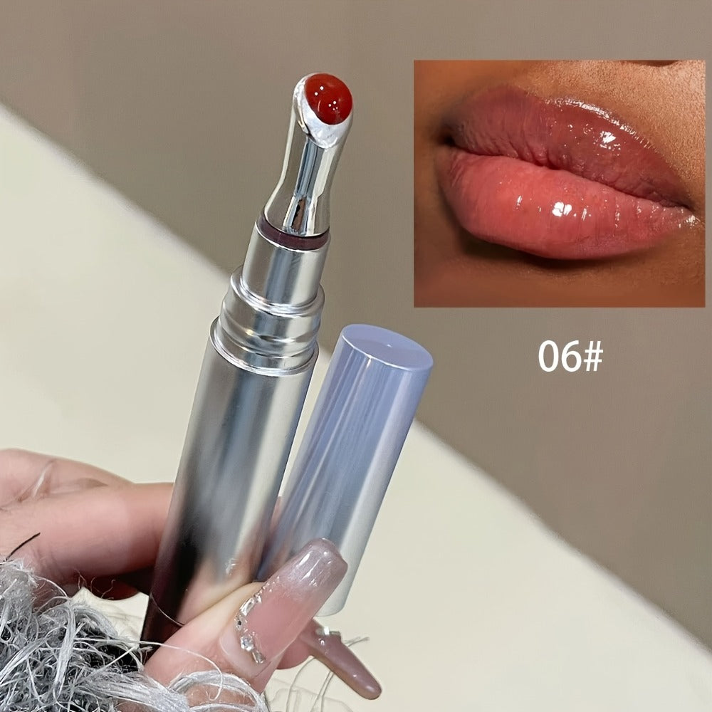 Tinted Lip Gloss Set 6pcs — Plumping Vibrant Shine, Hydrating Non-Drying Glossy Lip Balm for All Seasons, Festival Party & Holiday Gift