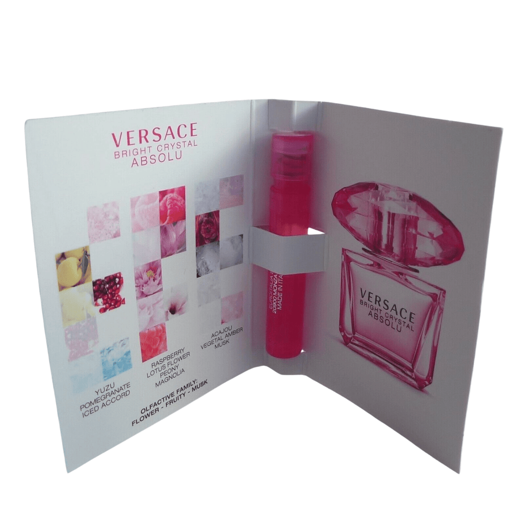 Versace Bright Crystal Absolu Eau De Parfum Perfume Mini 0.03 Fl.oz / 1 ml