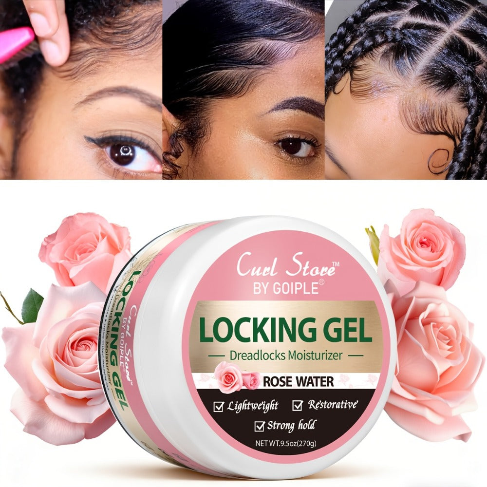 Goiple Wooden Loc Comb&Comfortable Scraping Massage Tools Ergonomic Wide Tooth Comb for Dreads, Detangling & Massage Hair Styling Tool for Curly Hair, Locs, Twists And Braids, Styling Tool for Men, Women, Suitable for All Hairstyles, Braid Hair Brush