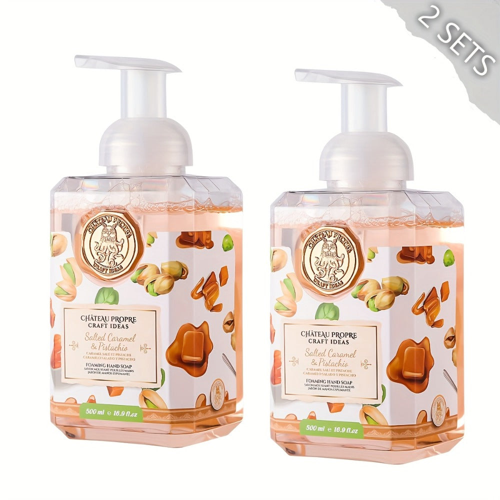 1pc/2pcs Foaming Hand Soap, Ethically Made, 16.9fl.oz (500ml), Fresh Smell. Good for Bathroom, Kitchen And Bedroom. Good Choice for.