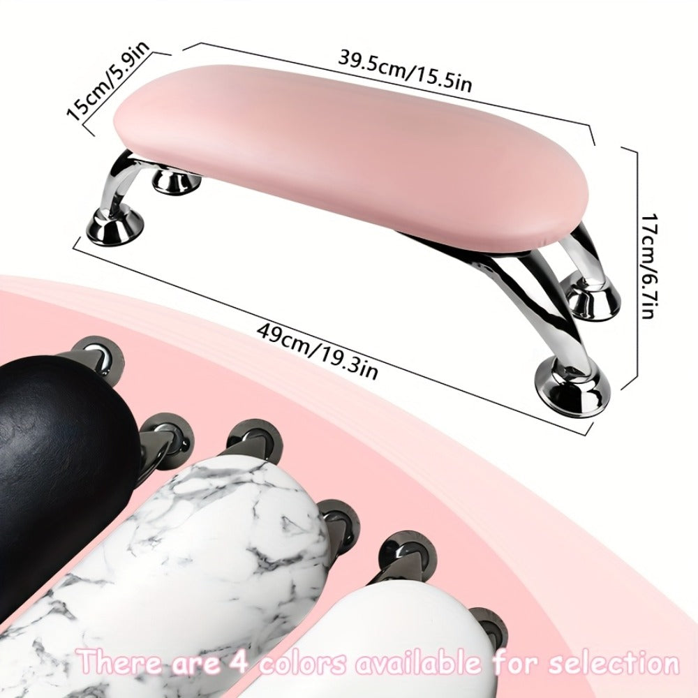 1pc Nail Art Technician Armrest - Detachable Nail Armrest, Non-slip Nail Hand Pillow, Suitable for Salon or Home Use, Reposabrazos Para Manicura