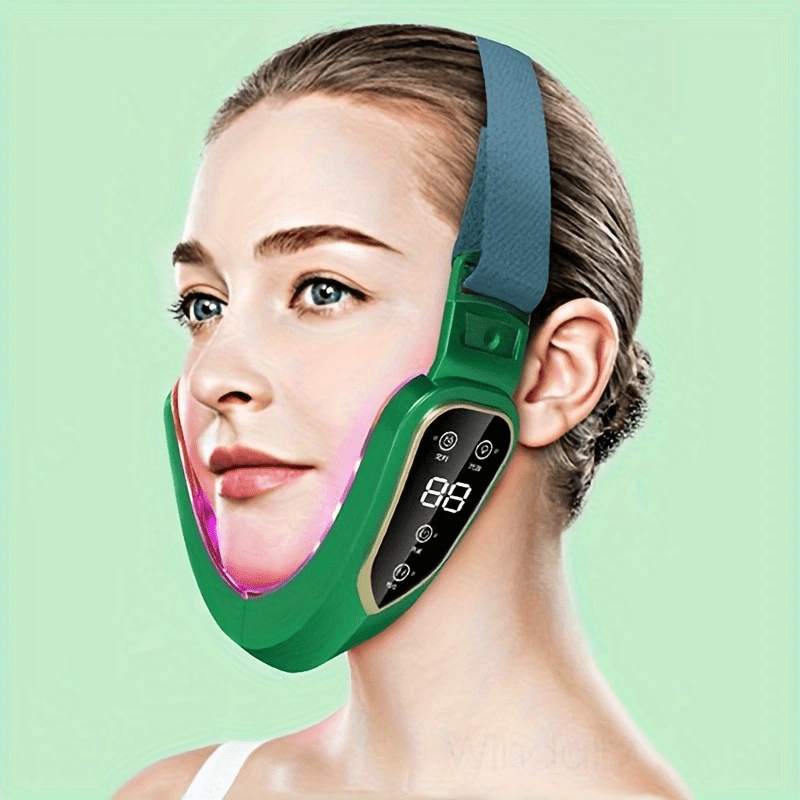 V-Face Slimming Massager 6-Speed USB Rechargeable - Electric Facial Lifting Contouring Device for Jawline Chin Sculpting - Anti-Aging Skin Tightening Beauty Tool Gift for Women