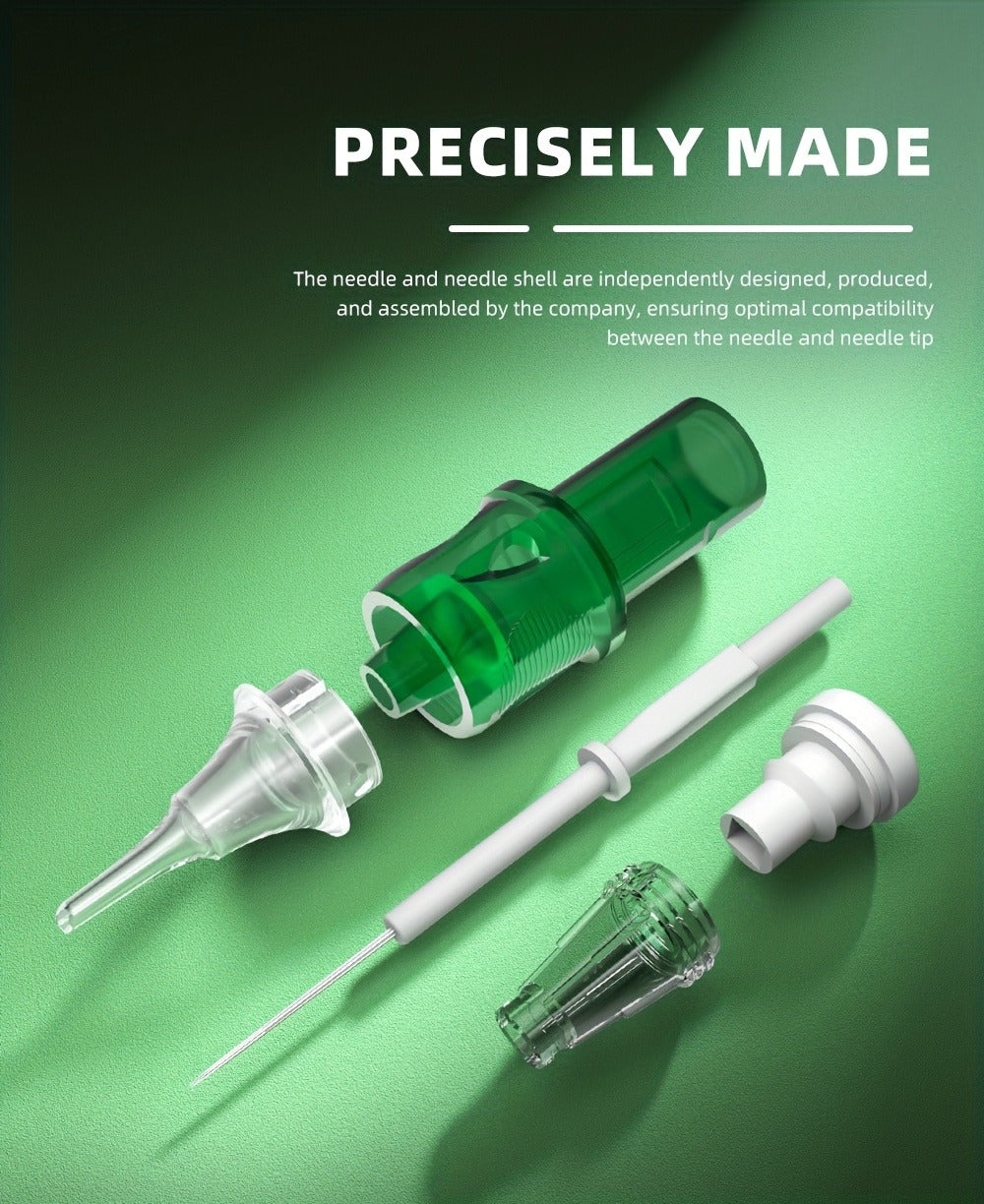 A Set of 20 Disposable Tattoo Needles for Magicians, Featuring High Transparency, Adjustable Lines, Various Gauges, Excellent Rigidity, Lasting Sharpness, And Ample Ink Capacity, Perfect for Both Professional Tattoo Artists And Novices