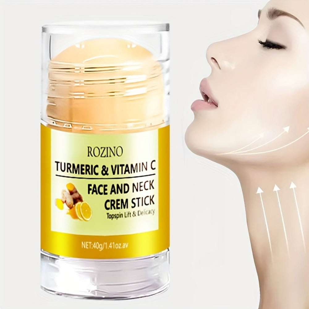 Turmeric & Vitamin C Skincare Set 5pcs - Hydrating Brightening Moisturizing Cream for Face Hand & Foot Care Instant Hydration Plumping Softening Smoothing