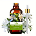 Lily Essential Oil, 100ml/3.38 Fl.Oz, 100% Pure Care Grade For Nail, Hair & Skin Care, Massage, Moisturizing Massage Essential Oil For Men & Women, Meditation Gift, Perfect Christmas Gift
