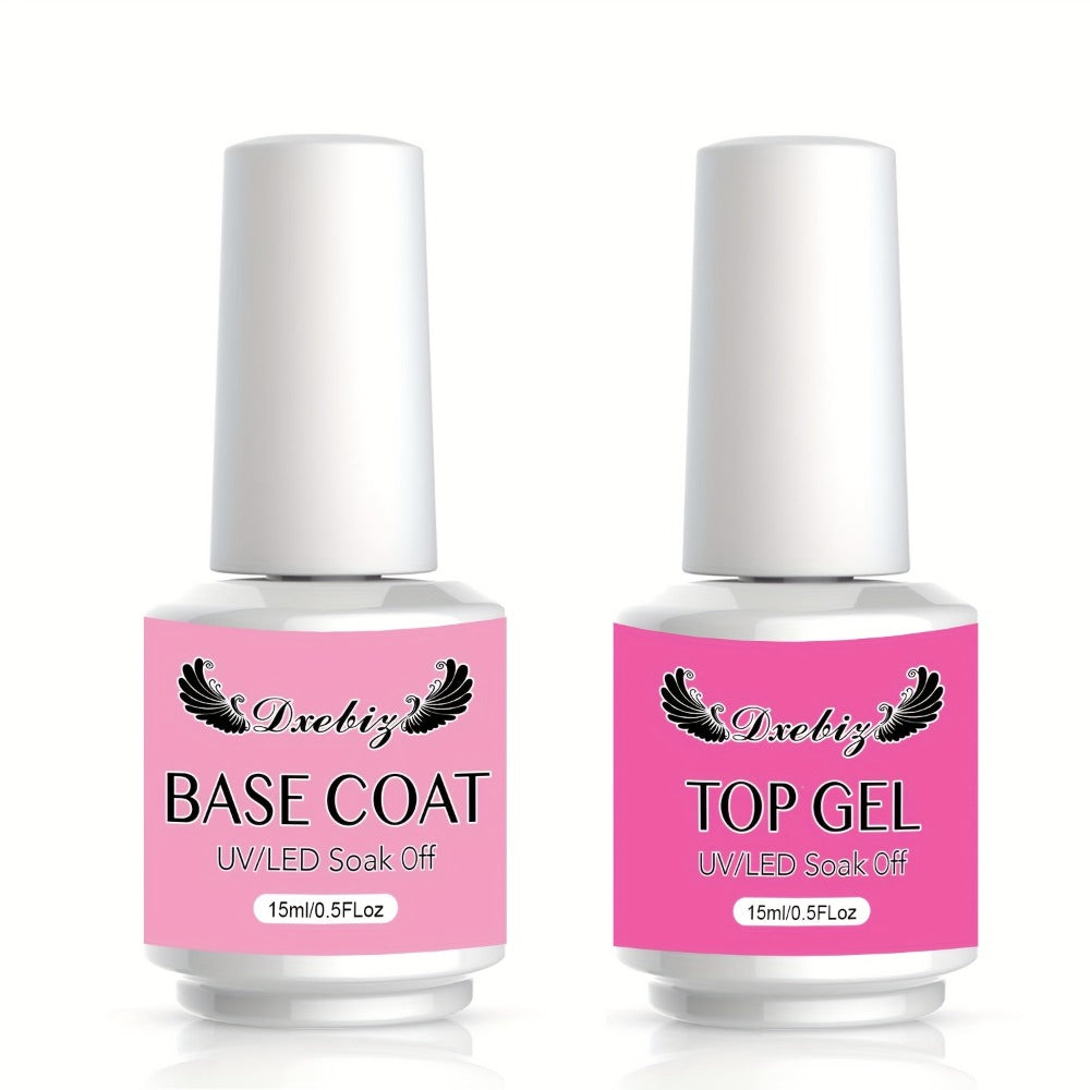 5in 1 Builder Gel Nail Kit: Clear Nail Builder Gel with Primer 0.51oz Builder Nail Gel for Nail Strengthening Gel with Nail Brush And Nail Repair Nail Extension Gel Kit Beginner Set for Home DIY