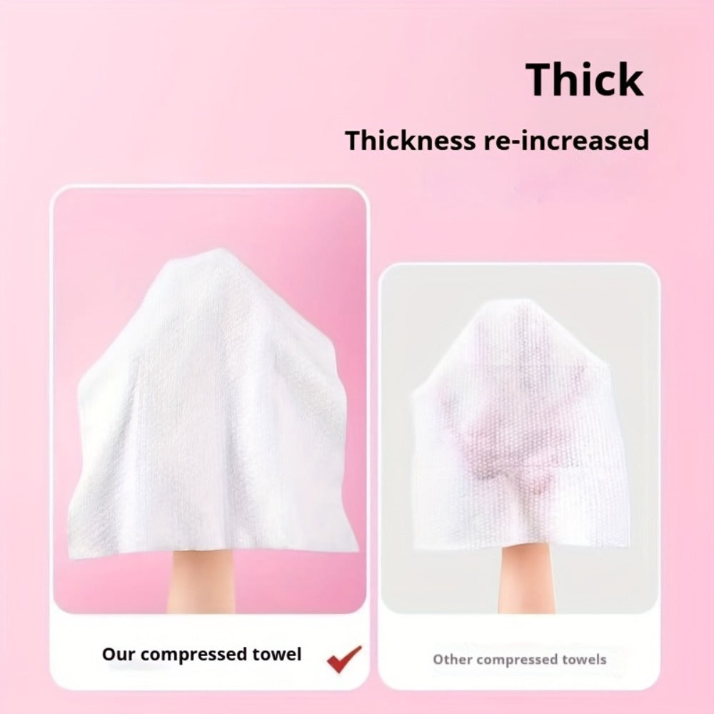 3 Packs Of 60 Disposable Face Towels, Enlarged And Thickened Convenient Compressed Towel Travel Pack, Very Suitable For Essential Water-absorbing And Convenient Face Towels When Going Out, Traveling And On Business Trips