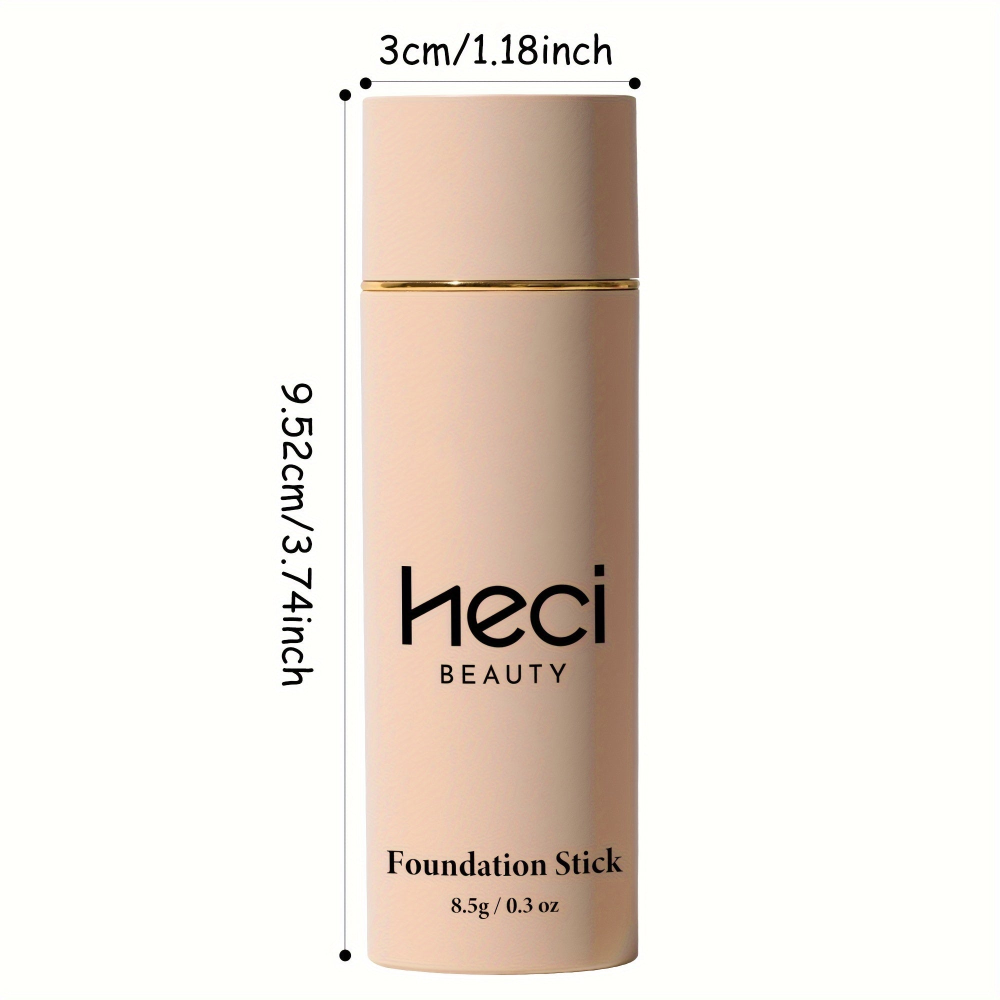 2pcsConcealer Foundation Stick Full Coverage, Moisturizing CC Cream, Waterproof And Long-Lasting, Light-weight Cream-natural Matte Finish for Light Beige to Medium Tan Skin Tones, Multi-purpose Cream Foundation Flawless Makeup
