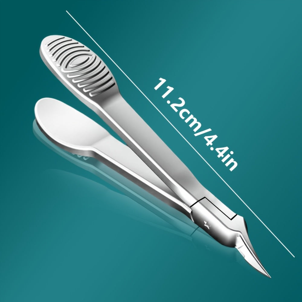 New 4CR13 Stainless Steel Nail Clippers, Professional Cuticle Scissors, No Shelter Design, Lengthening Edge, Precision Nail Art And Dead Skin Tools, Special Nail Clippers for Growing Thick Nails Inside