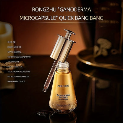 Ganoderma Spores Peptide Collagen Face Oil — Anti-Aging Firming Serum Oil with Collagen & Mushroom Extract for Radiant, Youthful Skin | MERCILEN Skincare