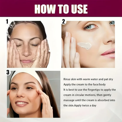 Niacinamide Brightening Face Cream Ascorbic Acid Collagen 24H Moisturizing Dark Spot Corrector Even Skin Tone All Skin Types 50g