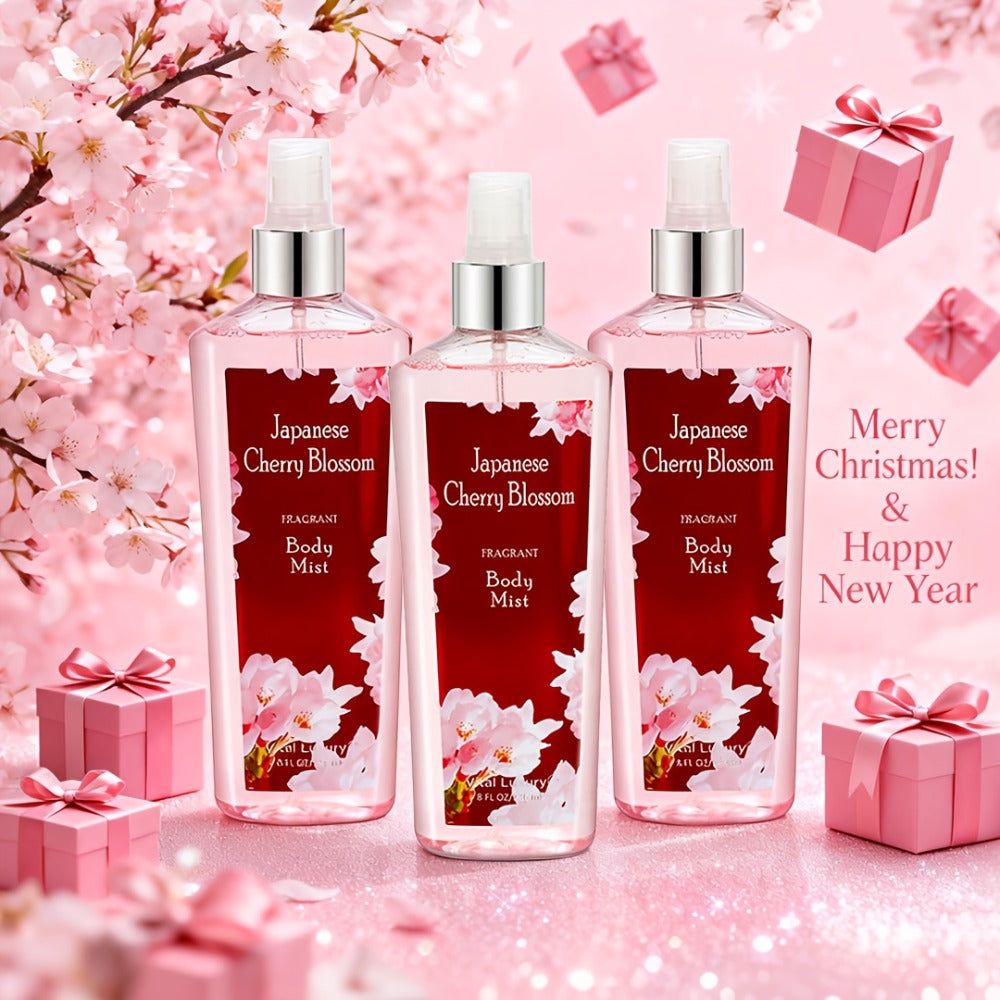 Christmas Gift! 3-Bottle Set of Body Care Fragrance Body Lotion And Perfume. Large Capacity, Gentle Cleansing And Moisturizing, Long-Lasting Fragrance. Suitable for Daily Use Or Dates, Specially Designed for Surprise Gifts