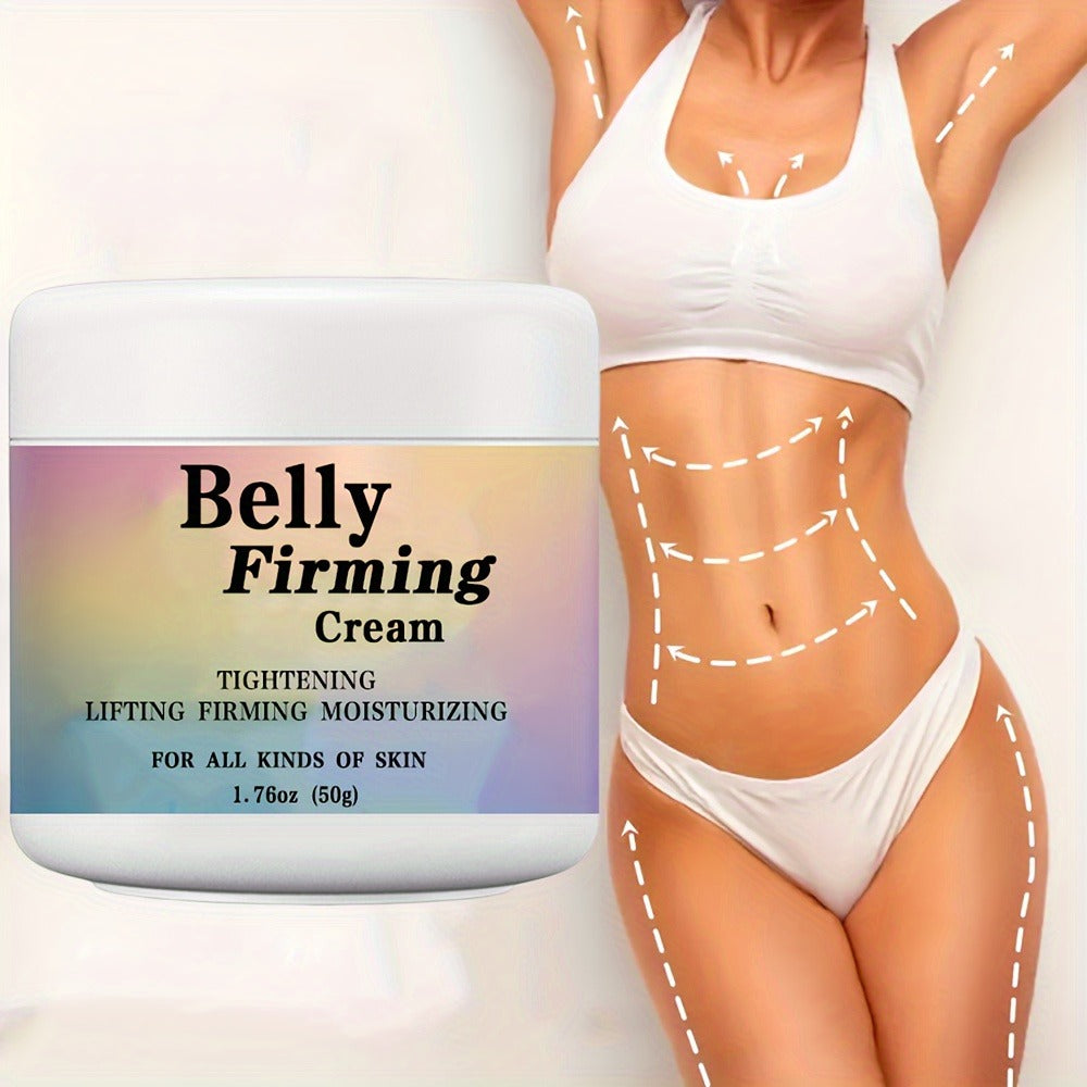 Belly Firming Cream - Intensive Tightening & Lifting Body Lotion with Hyaluronic Acid Caffeine Shea Butter Jojoba Oil & Vitamin E for Belly Buttocks Thighs & Arms - Alcohol Free All Skin Types