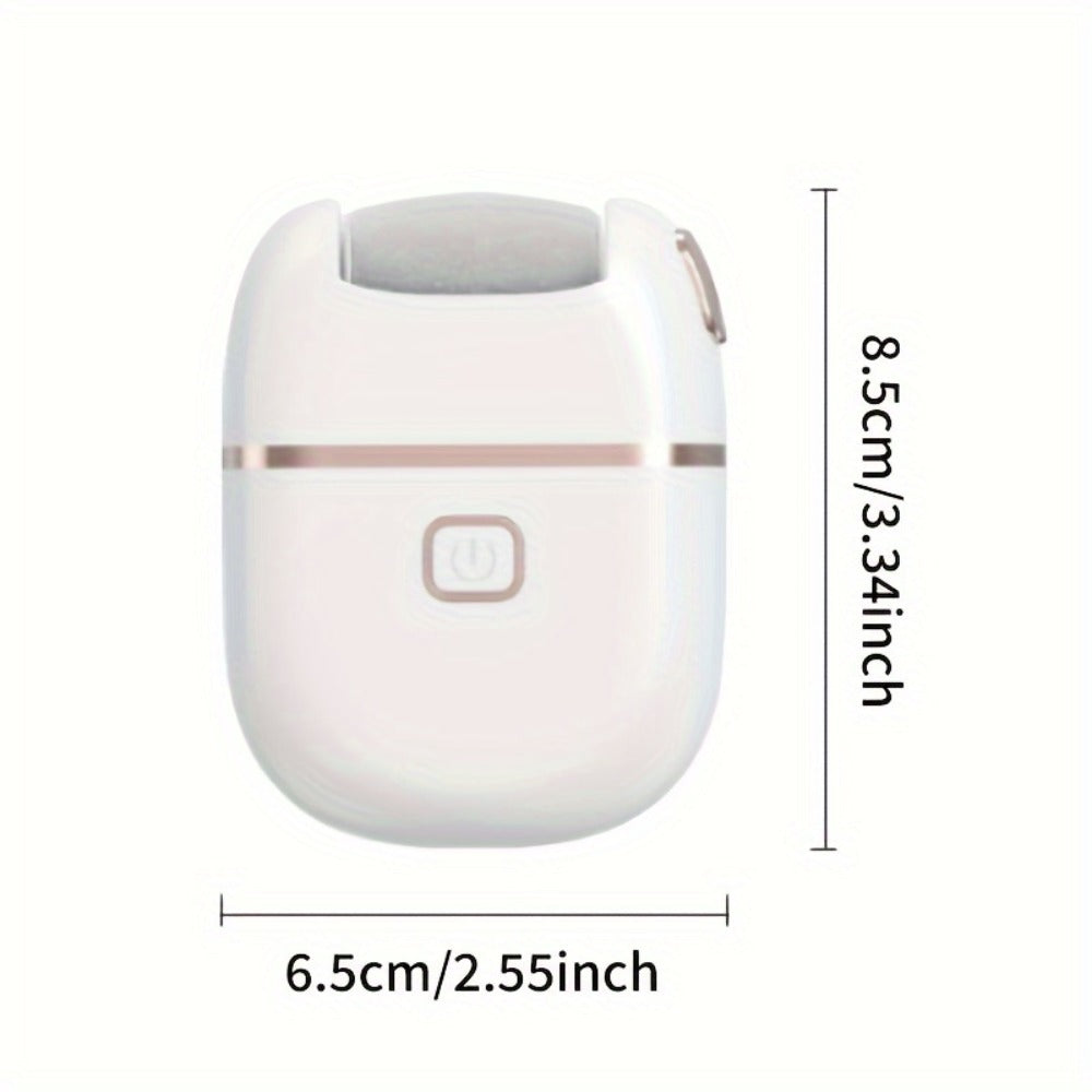 Rechargeable Electric Foot Remover Kit - Rechargeable Pedicure Tools for Feet Care with 3 Interchangeable Heads,Portable And Easy to Use,Professional Foot Care Solution for Smooth And Soft Feet,Personal Care Essentials,Birthday Christmas Gifts