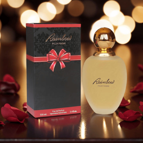 Women's Eau de Parfum Spray 3.4oz 100ml - Lady Rainbow Long Lasting Fresh Floral Fragrance for Her Daily Use Parties Special Occasions Elegant Gift