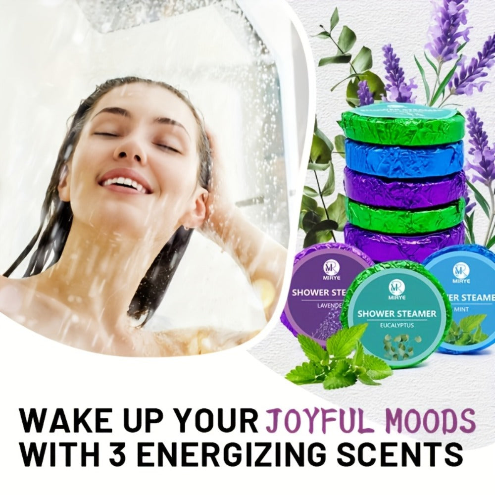 Shower Steamers 18-Pack – Aromatherapy Shower Tablets with Lavender, Eucalyptus & Mint Essential Oils | Self-Care Spa Bath Set for Men & Women | Perfect Gift for Christmas, Valentine’s Day & Mother’s Day