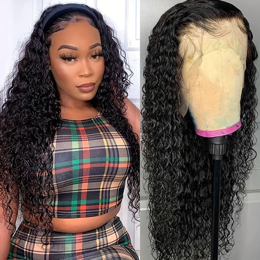 Lace Front Wig Human Hair 13x4 HD Lace Frontal Body Wave Wig Pre Plucked Glueless 180% Density Natural Hairline for Women