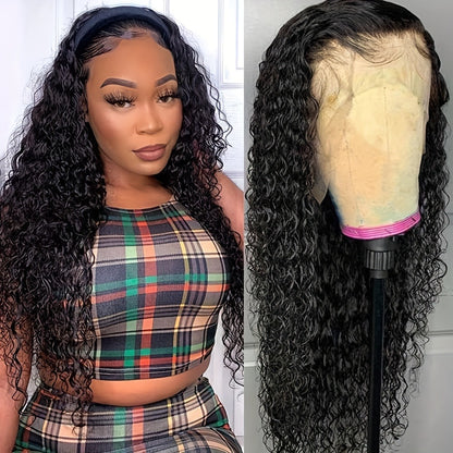Lace Front Wig Human Hair 13x4 HD Lace Frontal Body Wave Wig Pre Plucked Glueless 180% Density Natural Hairline for Women