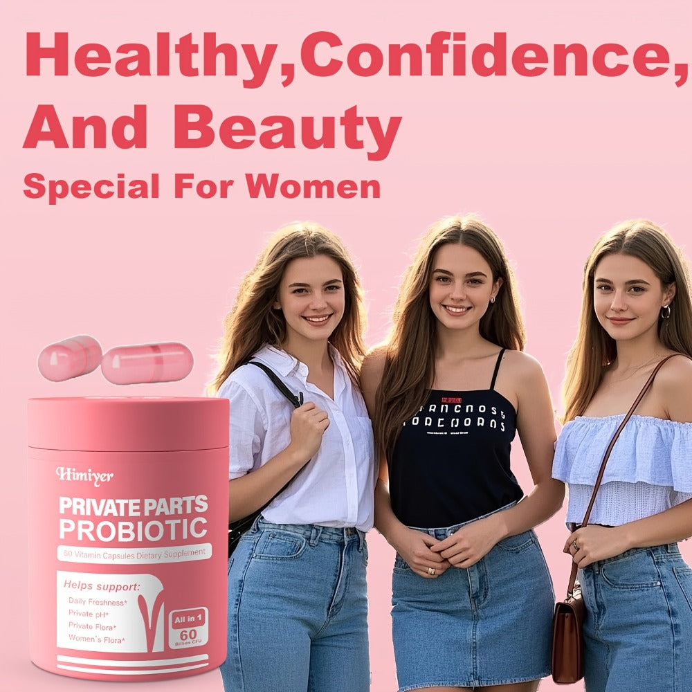[Probiotic Capsules] Women's Parts Probiotic Capsules - Lactobacillus Acidophilus And Lactobacillus Rhamnosus Combination for Balancing The Private Flora of Intimate Areas