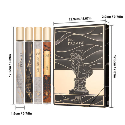 Men's Cologne Gift Set - Eau de Parfum Lavender Fresh & Warm Woody Long Lasting Fragrance, Multi-Piece Sets 2 3 or 4 Bottles, Perfect for Dates Office & Everyday Wear