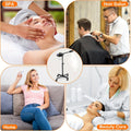 Professional Spa Ozone - Stand - Facial Steamer On Wheels, for Home And Salon Use,, Facial Steamer with Hot Mist Function Stand Facial Steamer for Personal Home Salon Spa Cleaning
