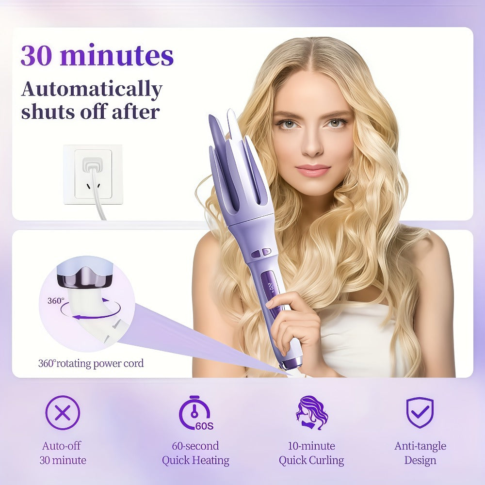American-Style Hair Curlers, Automatic Curling Irons Perfect Birthday Gifts for Women. These Rotary Curling Irons Are Also Great As Caring Gifts, Especially for Mothers. LEFINEE Products Make Great Christmas Gifts