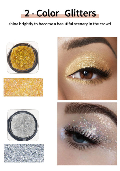 Makeup Kit for Women 58 Colors All-in-One Professional Set with Mirror - Eyeshadow Compact Powder Blusher Lipstick Eyeliner Mascara Eyebrow Pencil Glitter Gel Complete Makeup Gift Set for Girls