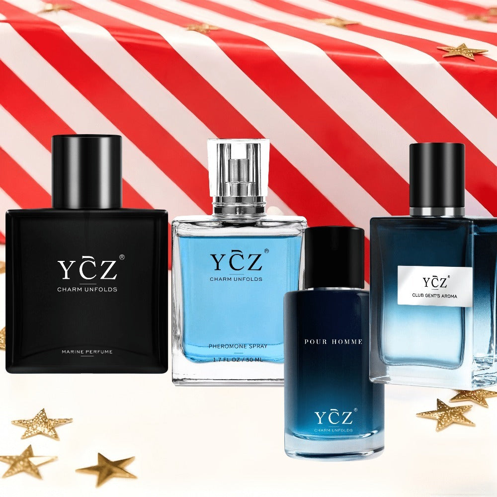 Men's Cologne Gift Set - Eau de Parfum Lavender Fresh & Warm Woody Long Lasting Fragrance, Multi-Piece Sets 2 3 or 4 Bottles, Perfect for Dates Office & Everyday Wear