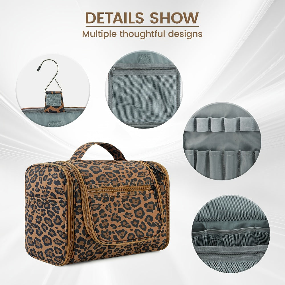 Hanging Toiletry Bag Shower Bag With Hook Multifunctional Pocket Travel Cosmetic Makeup Organizer With Handle Bathroom Bag For Women And Men Toiletries Bag For Travel