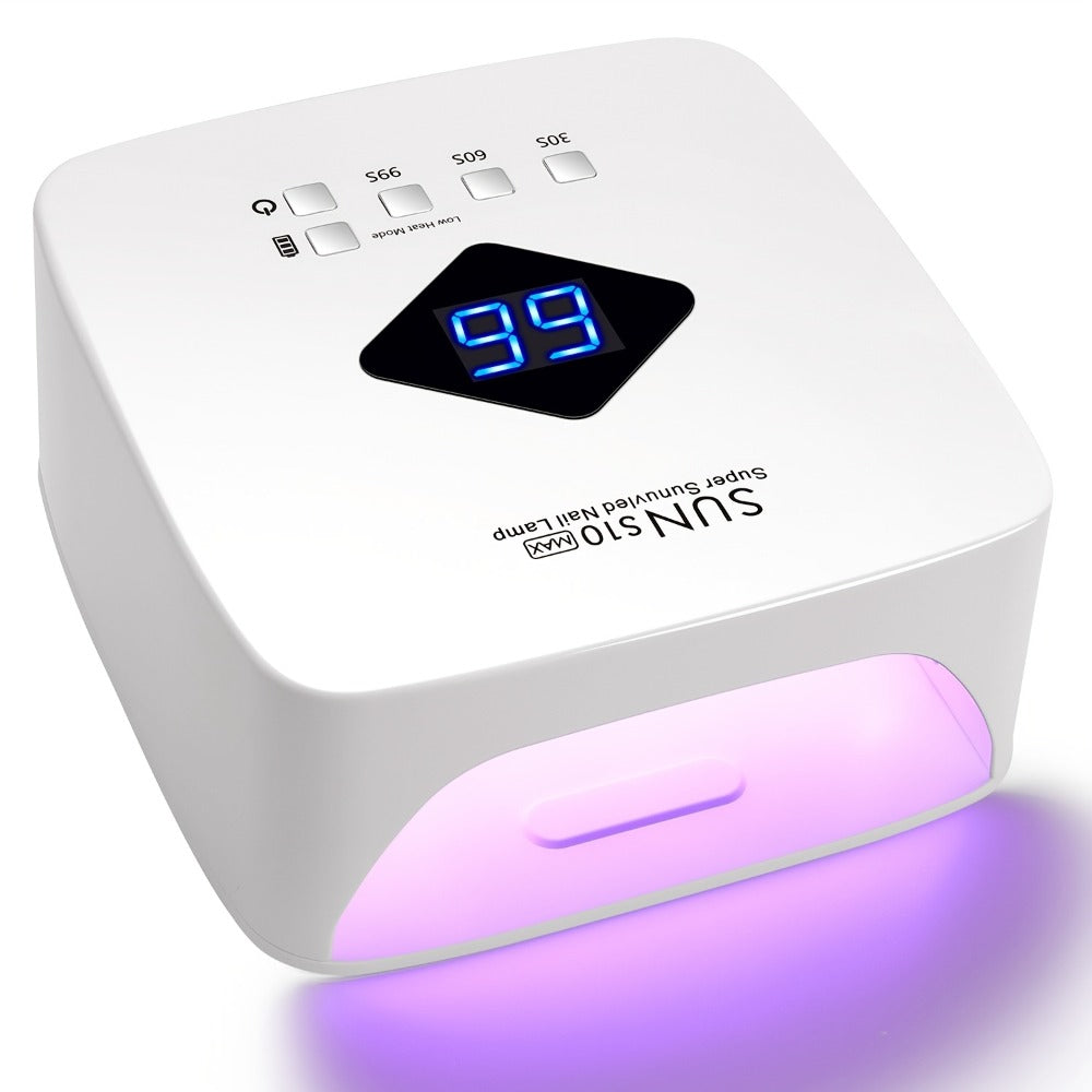 Rechargeable Professional Nail Dryer with 30 Beads, Featuring a Design And Three Timer Settings for Both for Home And Salon Applications