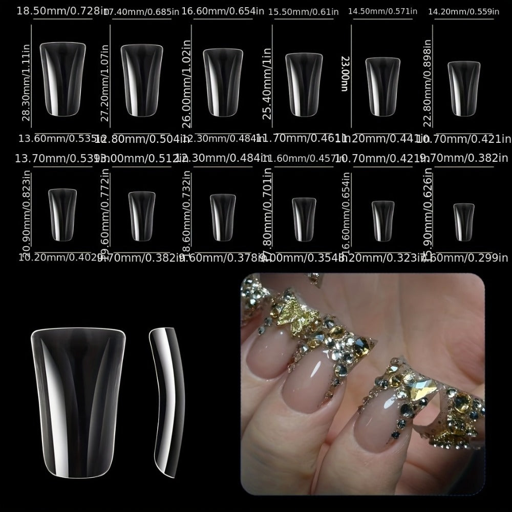 10pcs Ugly Cute Duckbill White French-Style Press-On Nails with Colorful AB Nail Art Accessories,, and Floral Elements, Handmade Full-Cover Press-On Fake Nails, Suitable for Daily Use, Parties, and Birthday Gifts