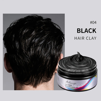 Temporary Hair Dye Color Wax 3.53oz — Non-Damaging Easy Wash Hair Color for Halloween, Carnival & Festival Styling, Mixable Shades, Natural Hold Not Stiff, 9 Colors