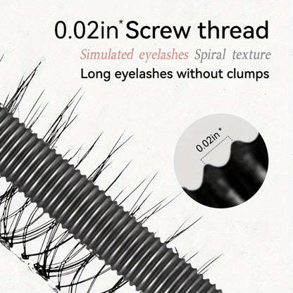 Waterproof Mascara Primer 24-Hour — Smudge-Proof Volumizing Eyelash Primer with Spiral Brush for Curling & Lengthening, Long-Lasting All-Day Eye Makeup