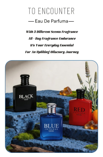 Cologne Gift Set for Men 3 Piece EDT Spray | Absinthe Lemon Sage Fragrance Long Lasting Eau de Toilette | Mini & Full Size Options Daily Dating Holiday