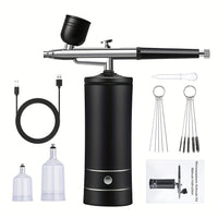 Lower waist 2-speed black pump + airbrush + 2 pots + brush