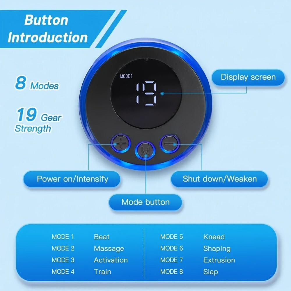 FDA Cleared - KTS EMS Facial & Eye Massager Pro, Face & Eye Massage Complete Massager, Eye & Face Iron | 2025Microcurrent TENS Device for Face Slimming, Anti-Aging & Eye Lift | 6 Modes & 10 Levels, Home Use, Non-Invasive, Pain-Free (Women/Men)