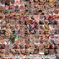 [375pcs Press-On Nails Set] 375pcs Press-On Nails Set - Short & Medium Lengths, Almond & Square Tips, Glossy Gel Polish in Pastel, Neon, Glitter, Holographic, Marble, Striped, Floral, Animal Print & Heart Patterns - Easy Application for Salon-Quality