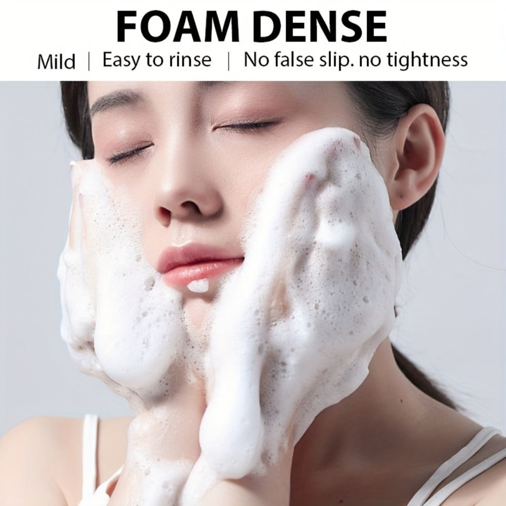 This Five-In-One Facial Cleanser Combines Hyaluronic Acid, Niacinamide, Vitamin C, Vitamin E, And Collagen to Help The Skin Bid Farewell to Dryness And Dullness, Leaving It Smooth And Delicate. Its Rich Foam Deeply Cleanses Oil And Dirt