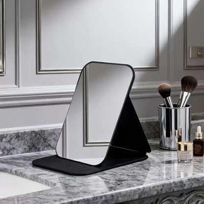 Hair Cutting Mirror 3-Way Self Haircut Mirror with LED Lights - 360 Degree Viewing Angle, Anti-Fog HD Glass, USB Rechargeable, Folding Barber Mirror for Home Salon, Makeup & Grooming Gift Set