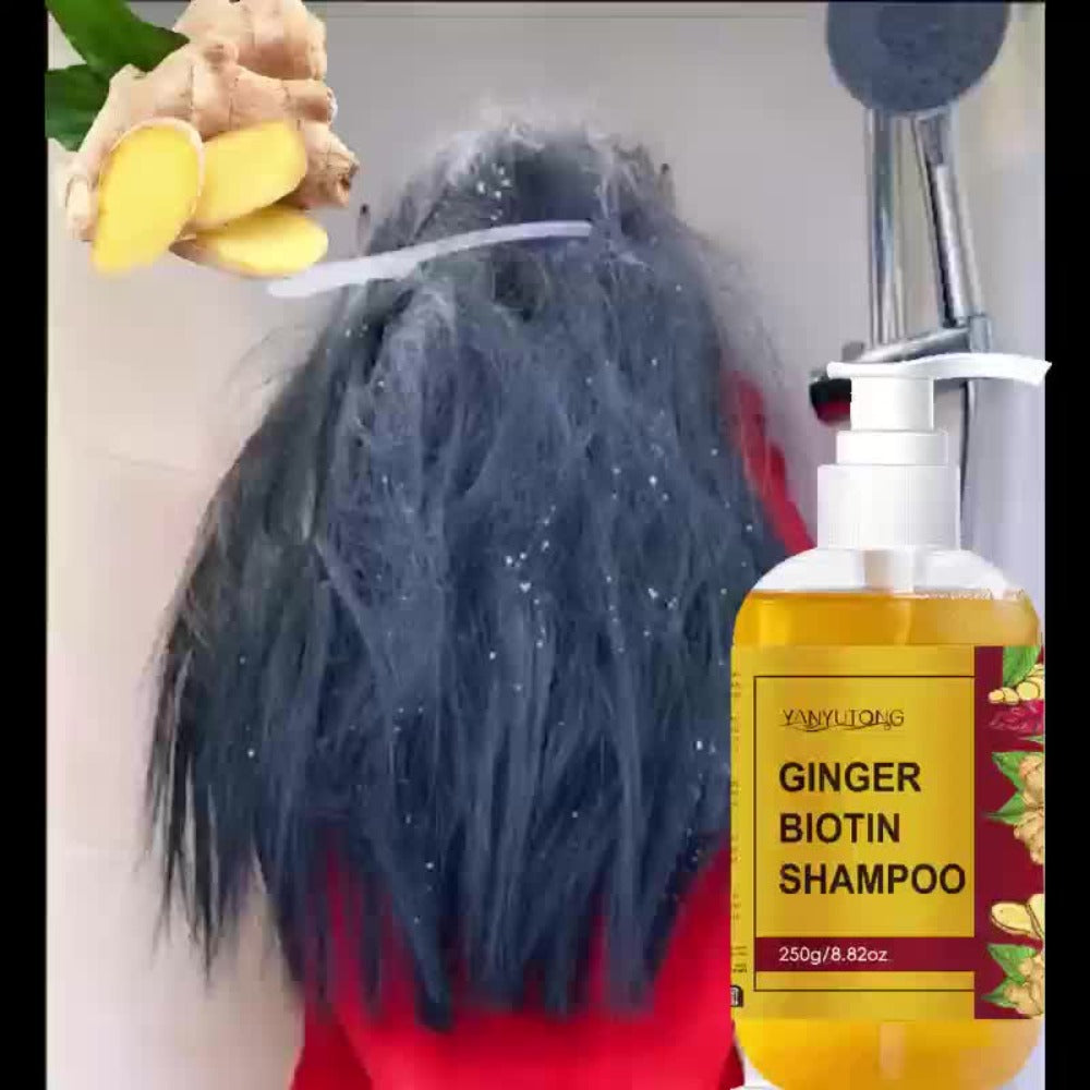 This Is a Dual-Purpose Ginger Biotin Shampoo Enriched with Vitamin B7, Designed for Deep Cleansing, Hydration, And Moisture. It Leaves Hair Soft And Bouncy While Helping to Prevent Breakage And Split Ends