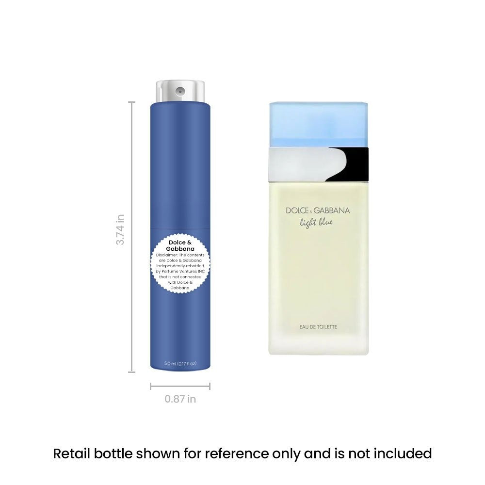 Dolce & Gabbana Light Blue Perfume for Women - Travel Spray EDT 5ml
