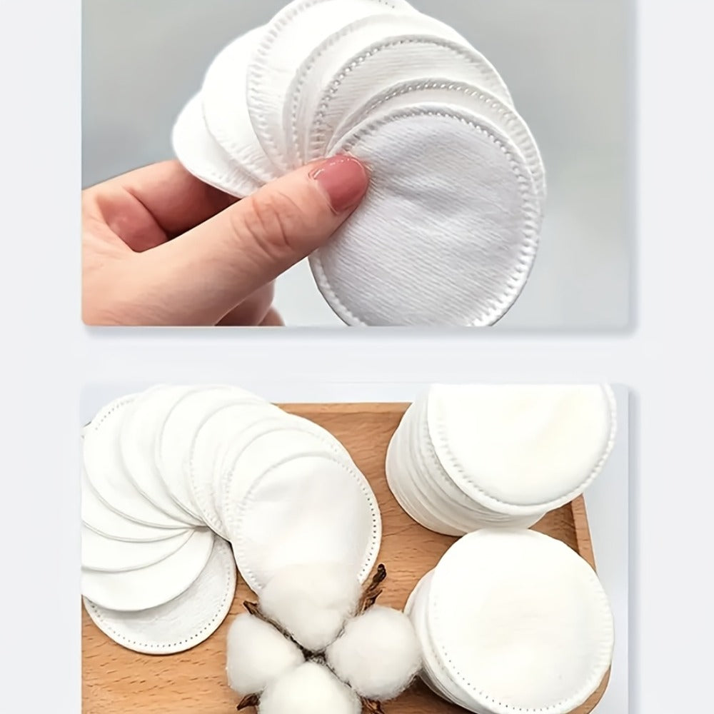 Cotton Rounds Makeup Remover Pads 600pcs Disposable Facial Cleansing Pads Soft Gentle on All Skin Types Beauty Tools Portable 100 Tablets Per Pack 2.36inch Round