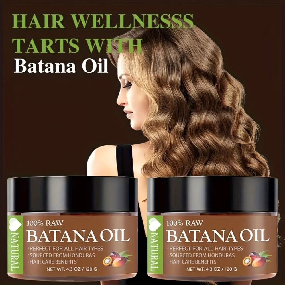 Honduras Batana Hair Oil 2pcs - Moisturizing & Hydrating Scalp & Hair Treatment for Dry Damaged Hair | Nourishes All Hair Types | Value Twin Pack