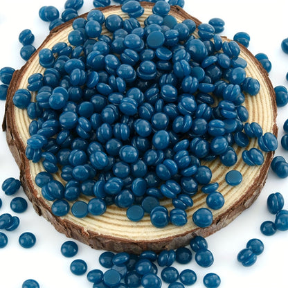 Hard Wax Beads for Hair Removal - 450g Brazilian Hard Wax Beads with Strong Adhesion, Precision Waxing for Body, Bikini, Legs & Underarms, At-Home Wax Kit for Women, Dark Blue & Light Blue