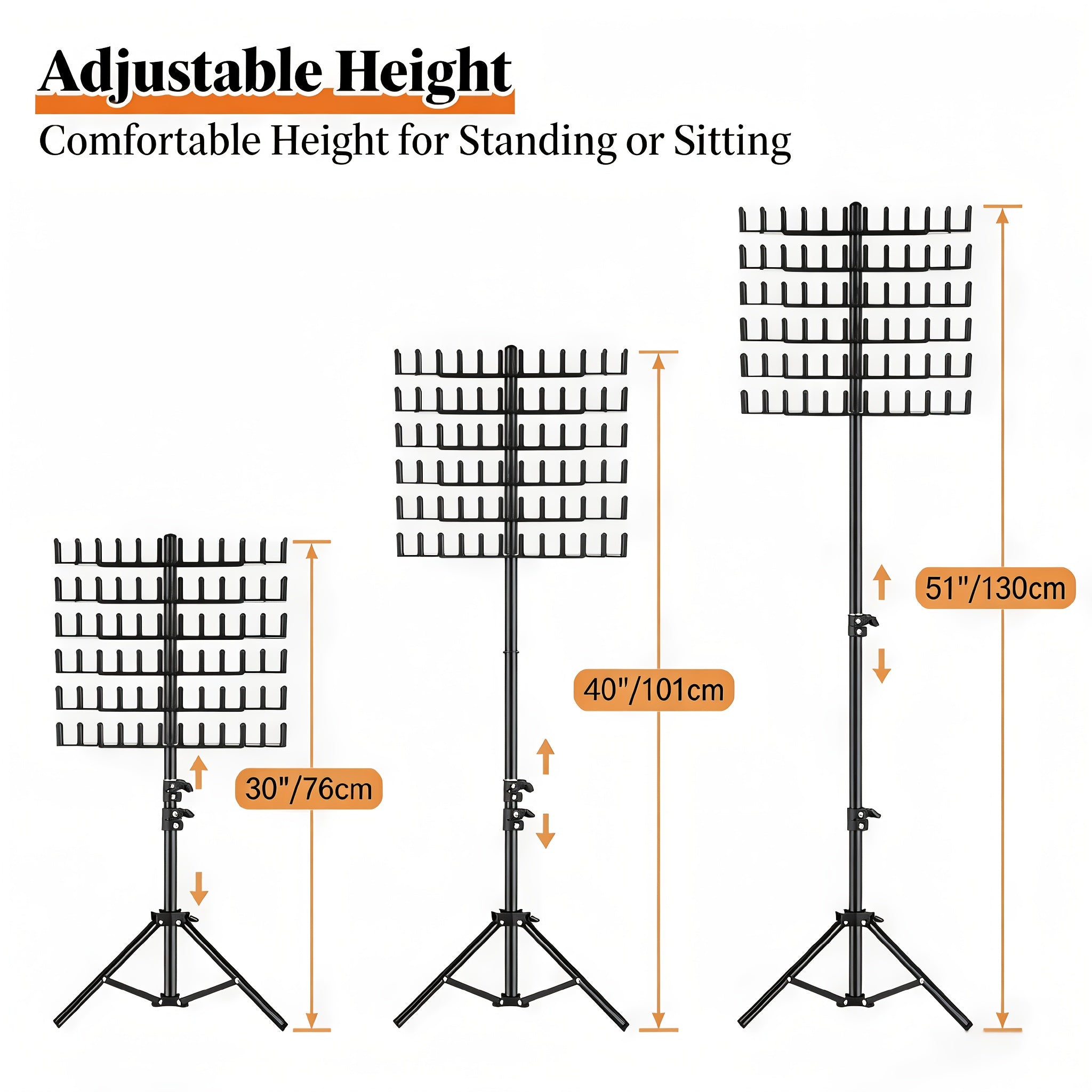 Braiding Hair Rack, Standing Hair Extension Holder Hanger, Hair Divider Rack for Braiding Hair Separator, Display Stand, Gifts for Women