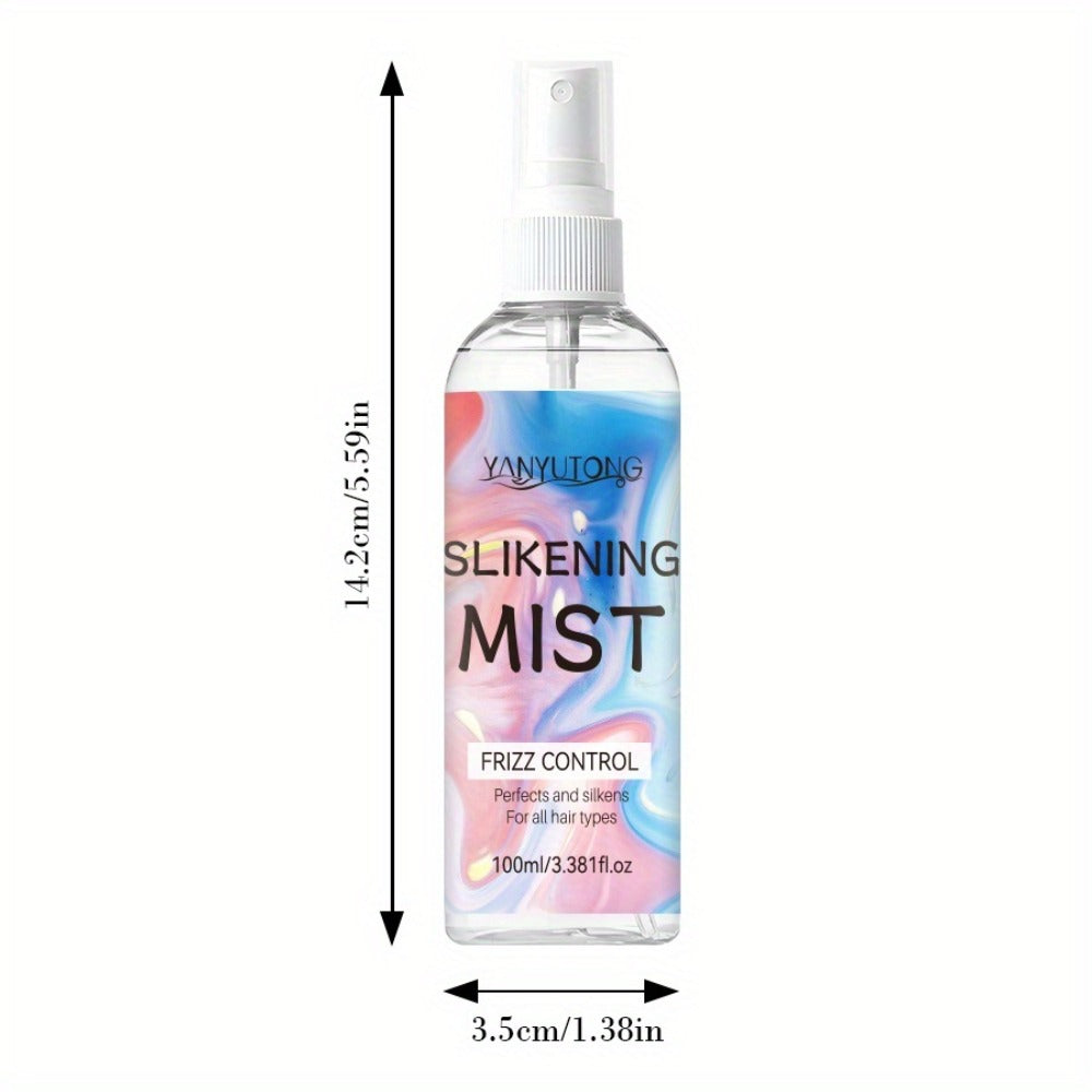 Hair Mist Perfumed Smoothing Spray — Moisturizing, Heat Protection, Anti-Frizz, Detangling & Long-Lasting Fragrance, No-Rinse Leave-In Formula for Straight, Curly & Frizzy Hair, 100ml / 3.38 oz