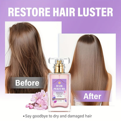 Hair Perfume Spray for Women — Alcohol-Free Pheromone Scent with Squalane, Nourishing & Hydrating Hair Shine Oil, Long-Lasting Floral Sweet Fragrance 50ml