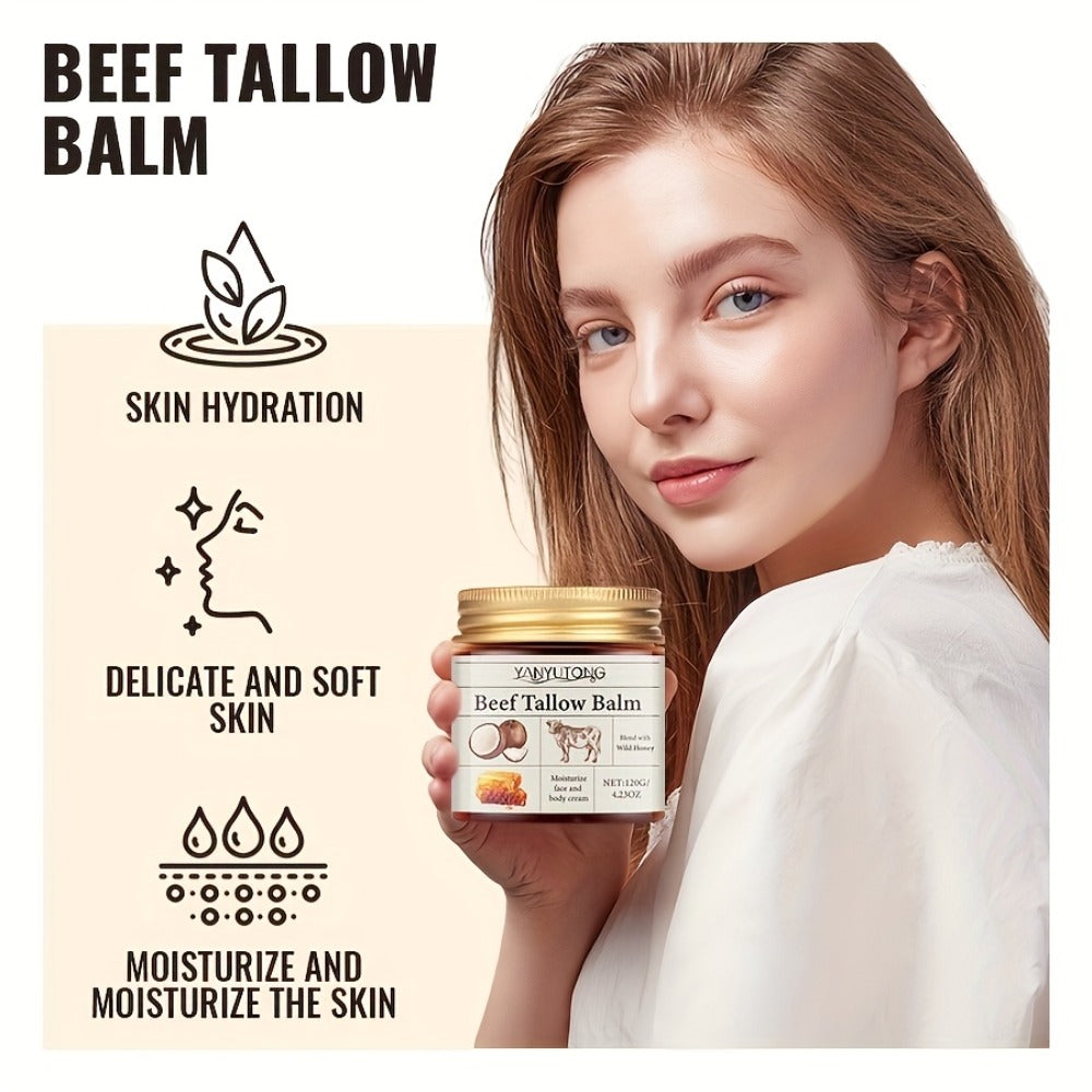 Immediate Lifting Cream with Beef Tallow, Honey, And Bee Venom - Tightening, Alcohol-Free, Moisturizing, Budget-Friendly for Light to Medium Skin Shades, Ideal Present